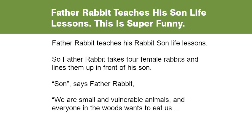 father son holy rabbit essay