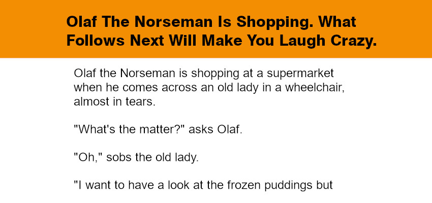 olaf shopping